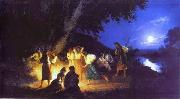 Henryk Siemiradzki Night on the eve of Ivan Kupala painting